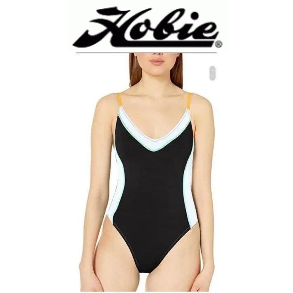 Hobie Women's Size XL V Neck One Piece Swimsuit